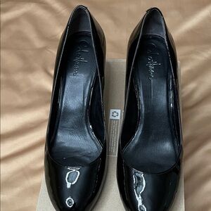 Cole Haan Women's Glossy Black Heels 3”